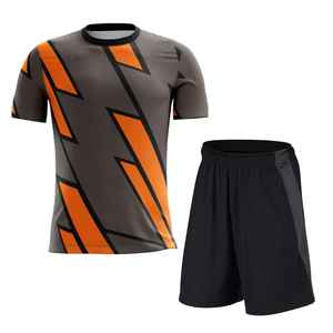 Venta al por mayor directa de fábrica de alta calidad en línea de alta calidad transpirable uniforme de fútbol Kit para adultos conjunto unisex con bajo MOQ - Product Image 1