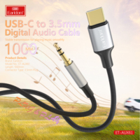 Adaptador de Audio Coaxial Tipo C EARLDOM con Conector Auxiliar de 3.5 mm para Samsung S22 Ultra, Compatible con Monitores, Micrófonos y Altavoces USB-C
