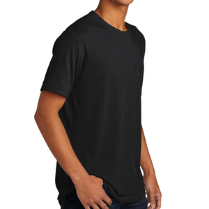 เสื้อยืดแขนสั้นผ้าฝ้ายผู้ชายเสื้อยืดคอกลมเสื้อสามส่วนระดับถัดไป - Product Image 1