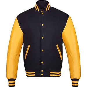 Custom Chenille Embroidery Patch Men Baseball Jackets Oversized Letterman Mens Varsity Jackets - Product Image 1