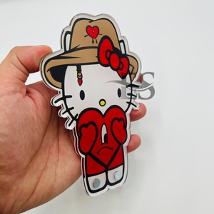 แผ่นติดขนตาปลอมสามารถปรับแต่งได้ลายเสือชีตาห์และเฮลโลคิตตี้รูปหัวใจ - Product Image 5