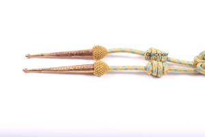 Uniforme Ceremonial de Algodón Torcido Personalizado, Aiguillettes de Hombro, Color Azul Cielo y Dorado - Product Image 3