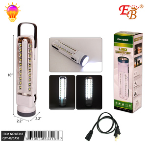 ไฟฉาย LED 10 นิ้ว พร้อมปลั๊ก AC สำหรับชาร์จไฟ 48 ชิ้น/กล่อง สำหรับใช้ภายใน/ภายนอกบ้าน ตั้งแคมป์ แบตเตอรี่ลิเธียมพลาสติก - Product Image 1