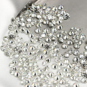 0.70 MM Natural VVS1 D Grade Pack de 1 Crt Blanc Couleur Ronde Lâche Lab-Créé Moissanite Cadeau Gratuit Inclus - Product Image 3