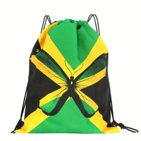 Sac souvenir à sublimation intégrale |   Sac à dos à cordon en polyester lavable et écologique en gros |   Fabricant OEM
