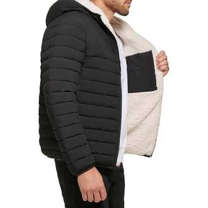 High Street High Quality Winter Outdoor Puffer Jacket Stand Collar Bubble Coats Argyle <b>Pattern</b> Plain Zipper Warm Winter Jackets - Product Image 4