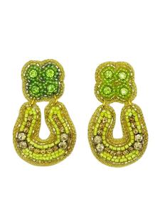 <b>Top</b> Trendy Fashionable Glass Beaded Drop <b>Earrings</b> Handmade Jewelry for Women at Best Price - Product Image 2