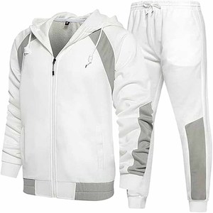 Fabricants OEM de survêtements pour hommes, ensemble de survêtement en molleton épais à 2 pièces, sweat-shirt à capuche et pantalon de jogging pour hommes, survêtement à fermeture éclair, téléchargé par Dress Sports - Product Image 1
