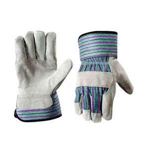 Guantes de trabajo de cuero de alto rendimiento, logotipo personalizado, antivibración, aceite de alto impacto, resistente al gas, puño de seguridad, duradero, antideslizante - Product Image 3