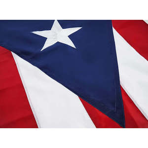 ธงเปอร์โตริโก ขนาด 4x6 ฟุต ปักลายดาวและแถบสีเย็บสองชั้น พร้อมห่วงทองเหลือง 2 จุด ผลิตจากโพลีเอสเตอร์ที่ทนทาน - Product Image 3