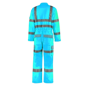 Hot Sale Unisex Industrial <b>Waterproof</b> Hi Visibility Work Jacket Custom Logo Men's Uniform Workwear Coverall <b>Boiler</b> <b>Suit</b> - Product Image 2