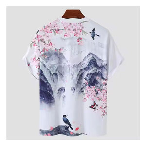 เสื้อยืดผู้ชายคุณภาพสูง พิมพ์ลายแบบรีดร้อน ขนาดใหญ่พิเศษ ผ้าฝ้าย 100% ระบายอากาศได้ดี แห้งเร็ว ปรับแต่งได้ ขายส่ง ราคาสุดคุ้ม - Product Image 2