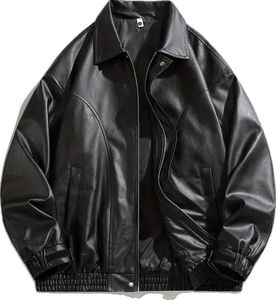 High Quality Women's <b>Winter</b> Safari Cow <b>Leather</b> <b>Jacket</b> Plus Size Customizable Zipper Breathable Windproof Quick Dry Front Pocket - Product Image 2