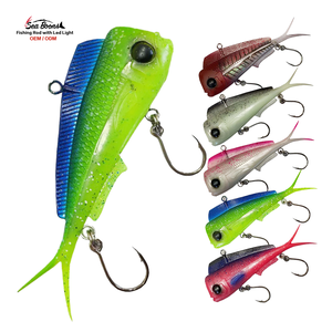 100g 120g <span class=keywords><strong>Soft</strong></span> Vibe Lure pesca isca molde plástico macio Água salgada Barramundi Vibração Bait <span class=keywords><strong>Soft</strong></span> Vibe iscas de pesca - Product Image 1