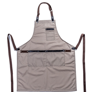 Delantal de cocina de mezclilla de algodón personalizado al por mayor 2026 con correa ajustable, hebilla y bolsillo, accesorios de ropa - Product Image 6