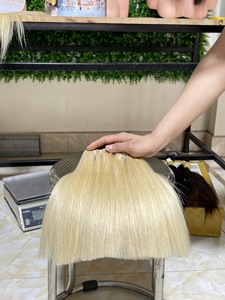 100% cheveux humains vietnamiens couleur blonde Extensions de cheveux os texture droite pas d'enchevêtrement pas de perte avec prix de gros - Product Image 2