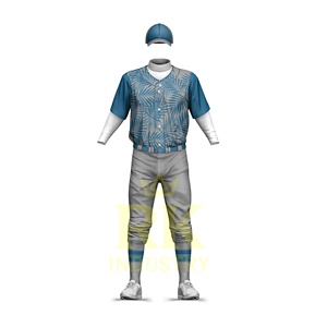 Uniforme de Béisbol Deportivo Sublimado al por Mayor, de Alta Calidad, Unisex, Manga Corta, Transpirable, Antibacteriano, 100% - Product Image 3