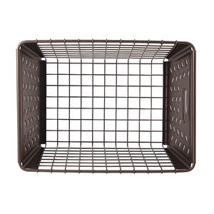 Metal Storage <b>Basket</b> <b>Food</b> Holder for Dormitory Home or Desktop Storage - Product Image 3