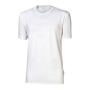 Haute qualité bas quantité minimale de commande tissu gaufré 100% coton personnalisé blanc plaine hommes T-shirts grande taille t-shirts - Product Image 3