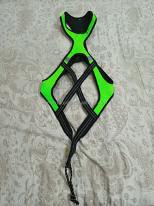 สายจูงสุนัขไนลอนบุยางนุ่มพร้อมเสื้อกั๊กสะท้อนแสงสำหรับสัตว์เลี้ยงสไตล์ Husky-Sport - Product Image 4