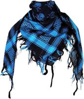 Écharpe tactique moderne en coton 100% Shemagh Keffiyeh Arafat unisexe, respirante et fonctionnelle, prête pour le désert
