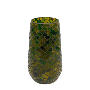 Juego de floreros redondos de cristal, maceta decorativa de tamaño mediano para boda y decoración de mesa, Color azul claro, 3 unidades - Product Image 4