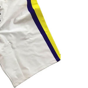 Vente en ligne de shorts de hockey unisexe personnalisés OEM vêtements de sport broderie impression par sublimation solide entièrement personnalisé Hockey sur glace - Product Image 4