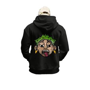 เสื้อฮู้ดดี้โอเวอร์ไซส์ผ้าผสมโพลีเอสเตอร์คอตตอนคุณภาพสูง น้ำหนัก 260 กรัม พิมพ์ลาย DTF ด้านหลัง จัดส่งฟรี ปรับแต่งได้ ขายส่ง - Product Image 4