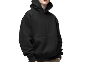 Haute qualité bouffée impression coton lourd hommes à capuche surdimensionné goutte épaule personnalisé pull à capuche prix de gros - Product Image 4