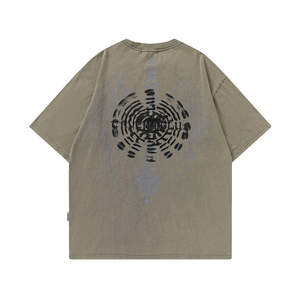 เสื้อยืดผ้าฝ้ายสีดำถักแบบหนัก250gsm กำหนดเองเสื้อยืดผ้าฝ้าย100% ดีไซน์ซุปเปอร์พิมพ์ลายตัวละคร3D - Product Image 6