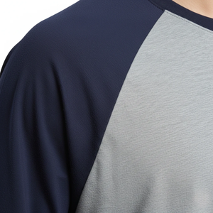 T-shirts de sport pour hommes en jersey 100% coton, manches raglan, vêtements de sport surdimensionnés, t-shirts à impression numérique sur le devant, design vierge, fabricant - Product Image 3