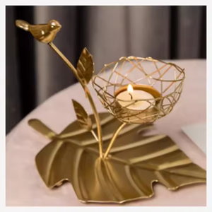 Candelabros votivos de metal de alta calidad para luz de té para decoración navideña y regalos de festivales - Product Image 5