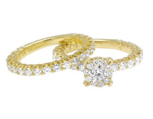 Anillo de Compromiso Clásico de Plata de Ley S925 con Moissanita de Corte Redondo, Claridad VVS, para Mujer - Product Image 4