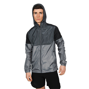 Veste coupe-vent réfléchissante en polyester pour homme sur mesure, coupe-vent rétro imperméable, plage, coupe-vent blanc - Product Image 4
