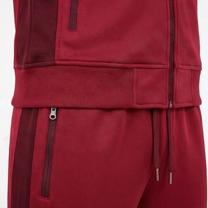 Produit populaire, vêtements de sport de bonne qualité, survêtements pour hommes, couleur personnalisée, respirant, léger, ensemble deux pièces à manches longues - Product Image 5