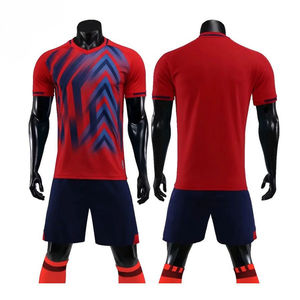 Maillot de football personnalisé de haute qualité, respirant, à manches courtes, uniforme de football classique pour adultes, pour l'entraînement sportif - Product Image 4