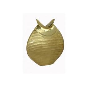 Florero de Metal de aluminio para decoración del hogar de diseño Premium moderno en mesa de oro martillado o decoración de pared para sala de estar y pasillo - Product Image 4