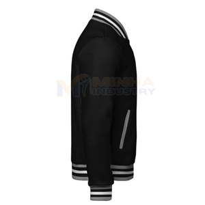 Veste de baseball la plus vendue, dernier design, veste de baseball en coton et laine, veste de baseball d'hiver - Product Image 3