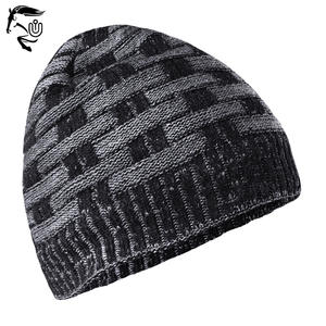 Gorro Jacquard 100% de lana para invierno, nueva moda, gorro de punto con estampado de logotipo personalizado, precios al por mayor, ropa para exteriores, venta de gorros estampados - Product Image 4