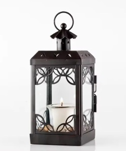 Hot Selling Stainless Steel Metal <b>Lantern</b> for Indoor and <b>Outdoor</b> Use Latest Design <b>Candle</b> Light Holder for Weddings Christmas - Product Image 2