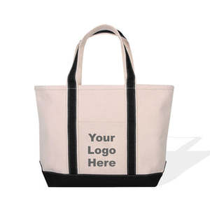 Your Logo Beach <b>Tote</b> Bag Eco-Friendly Cotton Heat Transfer Printing Recyclable PP Material Medium Size for Daily Use Advertising - Product Image 3