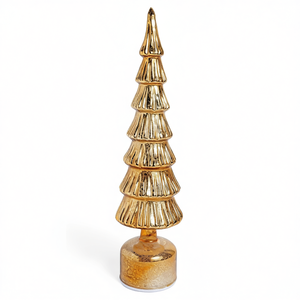 Adorno Navideño Dorado para Árbol de Navidad 83046, Bola LED de 9x40cm para Decoraciones Navideñas Doradas Mercury - Product Image 2