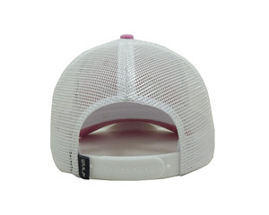 Gorra Trucker Rosa Intenso con Logotipo Bordado, Diseño Personalizado, Perfil Alto, Etiqueta Personalizada, 6 Paneles, Malla, Modelo L04 - Product Image 3