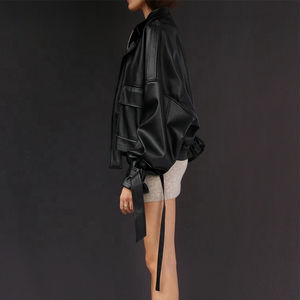 PromotionBest Arrival Vestes en cuir à la mode pour femmes pour les vêtements d'hiver/Vestes en cuir vierges à manches longues les plus vendues pour - Product Image 3