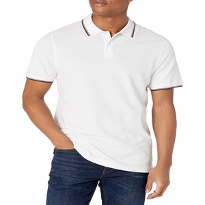 Polo-T-Shirt de alta calidad de secado rápido de rendimiento de manga corta camisas tácticas Piqué Jersey Golf camisa de poliéster de manga corta - Product Image 1