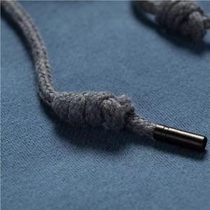 Nueva llegada Diseño personalizado Algodón Poliéster Térmico Plan personalizado Sólido Hombres Sudaderas con capucha Personalizado Tallas grandes Boxy Fit Drop Shoulder Hoodie - Product Image 3