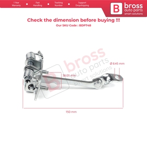 BDP748 Limitador de Apertura de Puerta Delantera para Kangoo MK1 Espace MK2 7700303548 - Product Image 5