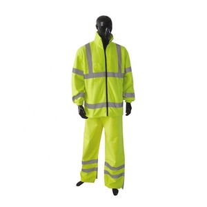 Ropa de Trabajo de Verano Antiestática de Poliéster y Algodón, Ropa de Trabajo de Manga Larga con Banda Reflectante, Traje de Overol para Petroquímica - Product Image 5
