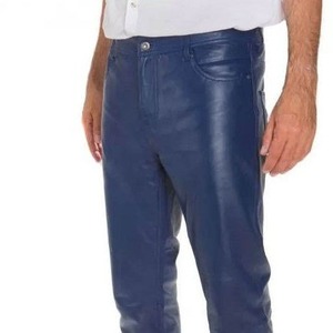 Streetwear en cuir de peau de mouton véritable pour femmes pantalons d'hiver pantalons de survêtement décontractés de haute qualité avec tissu respirant écologique - Product Image 3