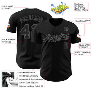 Fourniture de maillot de baseball de qualité ligue créé pour le jeu compétitif avec contrôle de l'humidité en maille respirante et ajustement inspiré par les professionnels - Product Image 3